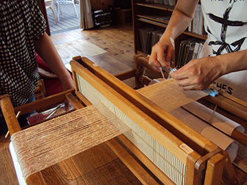 手織り体験教室