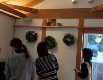 地産地消講座「yu-kari＊のクリスマスリース教室」
