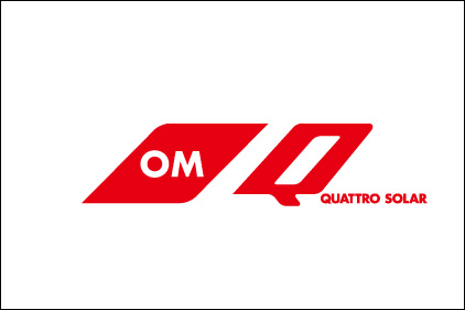 OMクワトロソーラー　ロゴ