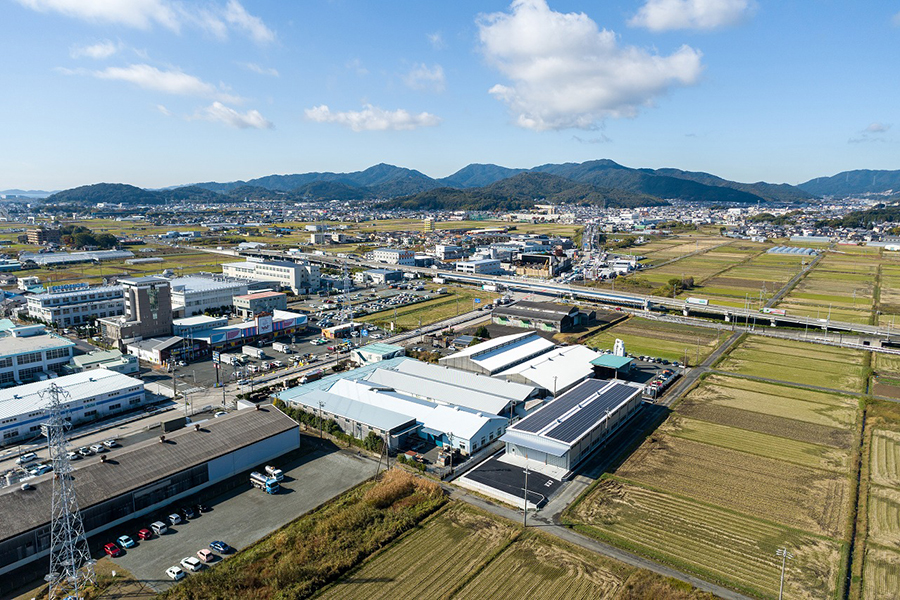 豊川市の街並み