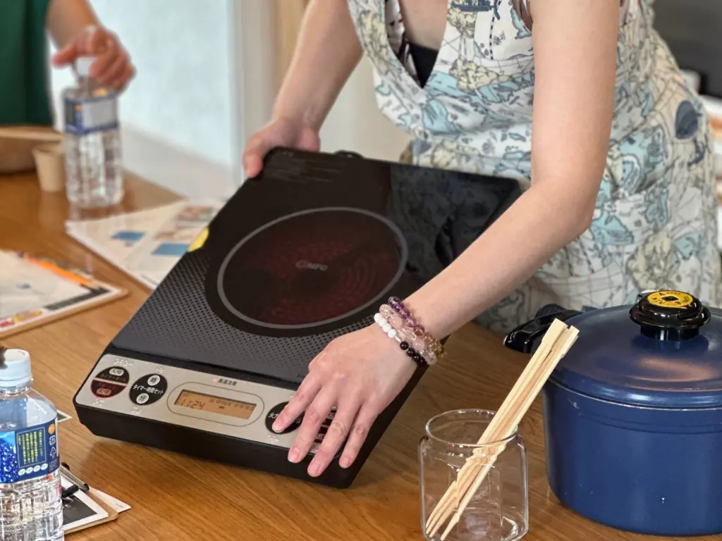 遠赤外線で美味しく調理！スーパーラジエントクッキングヒーター体験