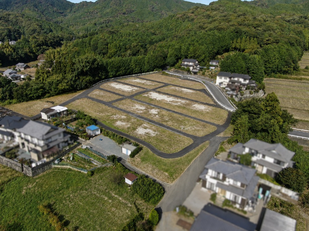 こくらすはぎのもりの分譲地全景